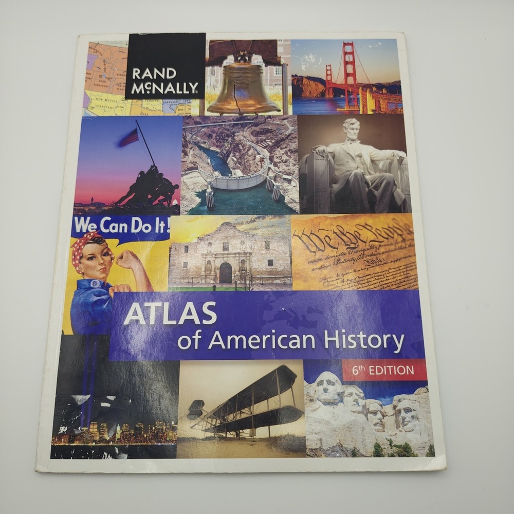 Rand McNally Atlas of American History Grades 5-12+ Rand McNally 9780528026911
